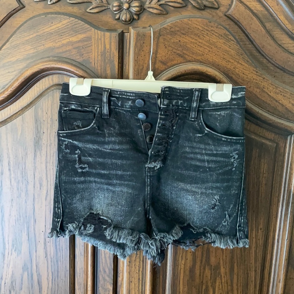 Never worn black washed denim high waisted